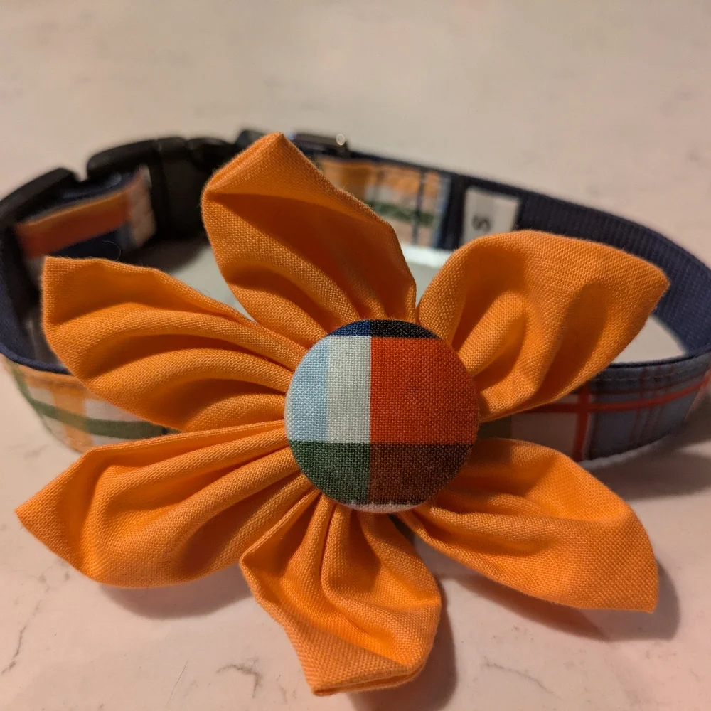 Flower Dog collar